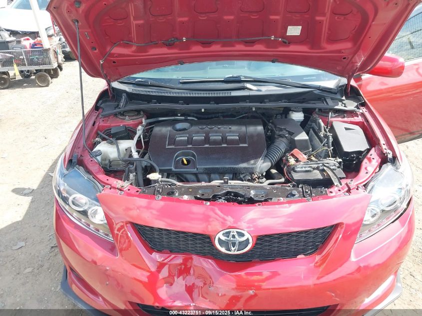 2010 Toyota Corolla Le VIN: JTDBU4EE1A9120833 Lot: 43223751