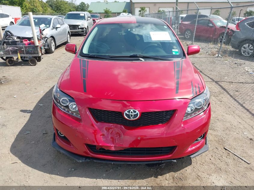 2010 Toyota Corolla Le VIN: JTDBU4EE1A9120833 Lot: 43223751