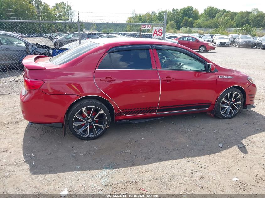 2010 Toyota Corolla Le VIN: JTDBU4EE1A9120833 Lot: 43223751