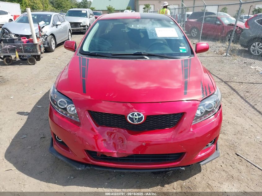 2010 Toyota Corolla Le VIN: JTDBU4EE1A9120833 Lot: 43223751