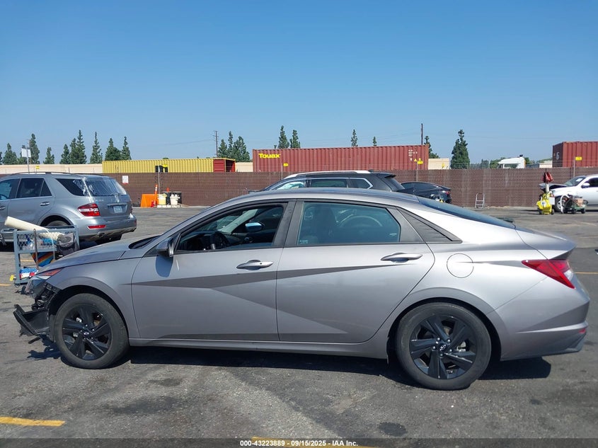 2023 HYUNDAI ELANTRA HYBRID BLUE KMHLM4AJ9PU064200