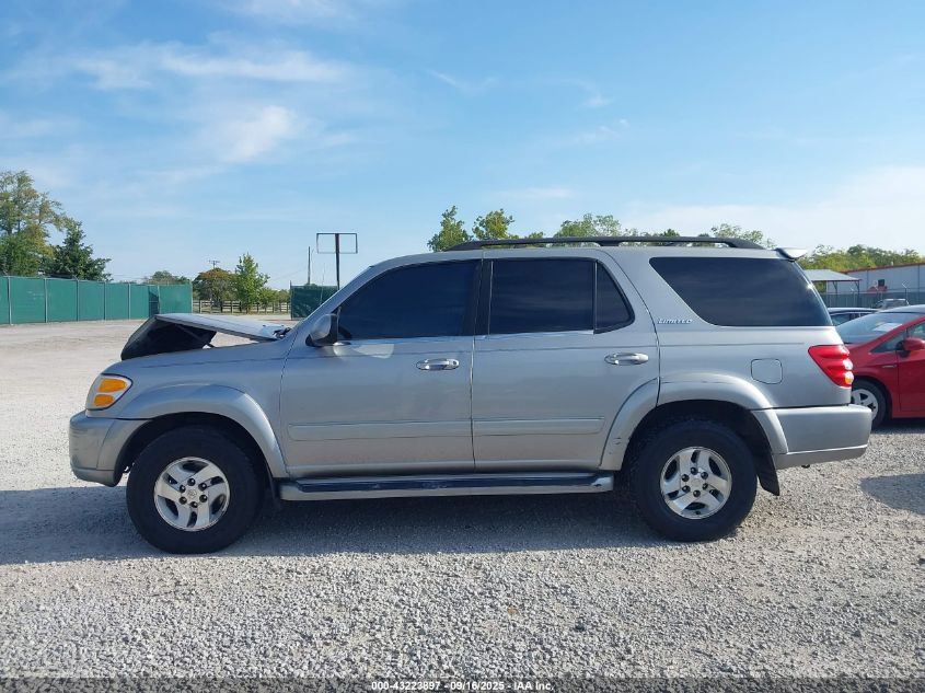 2001 Toyota Sequoia Limited V8 VIN: 5TDZT38A31S047339 Lot: 43223897