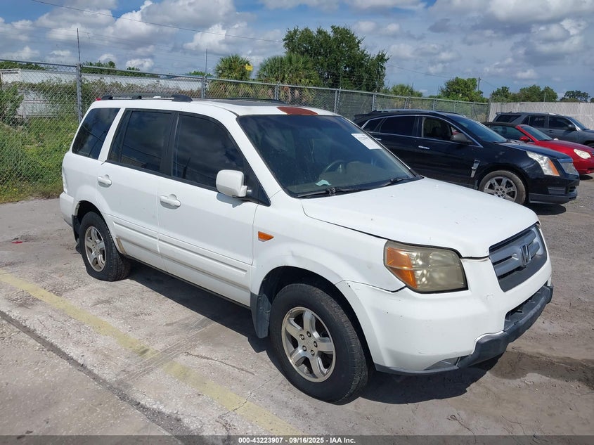 5FNYF285X7B021429 2007 Honda Pilot Ex-L auction photo 1