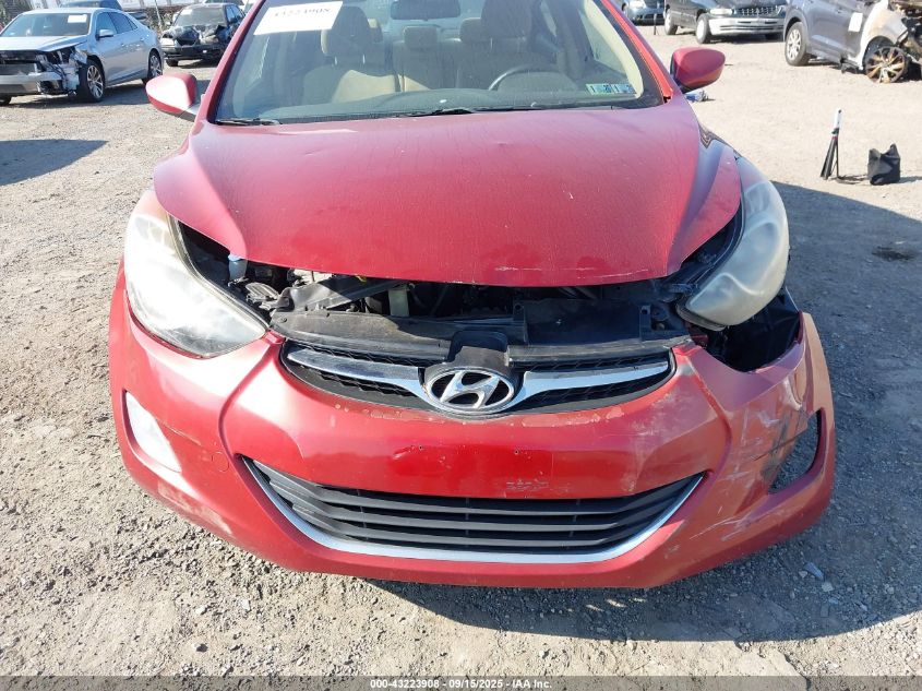 2012 Hyundai Elantra Gls (Ulsan Plant) VIN: KMHDH4AEXCU424323 Lot: 43223908