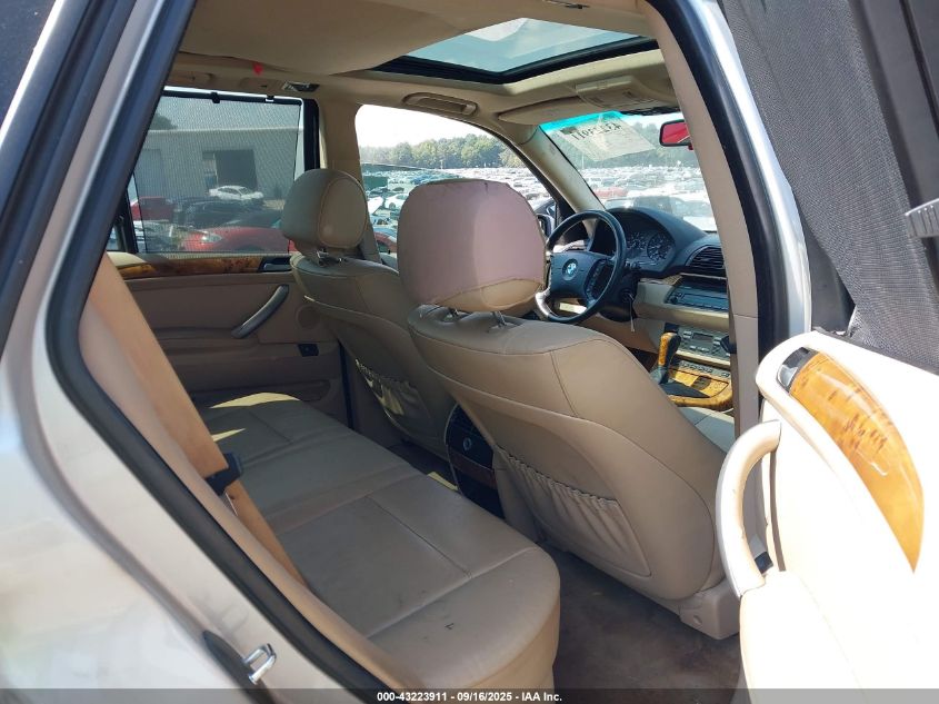 2005 BMW X5 3.0I VIN: 5UXFA13595LY01955 Lot: 43223911