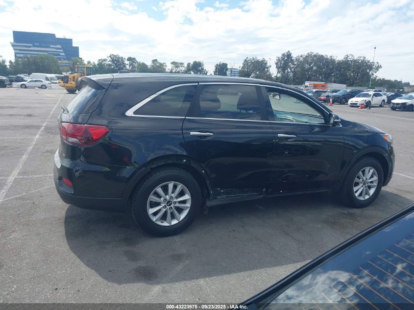 2019 Kia Sorento 2.4L L VIN: 5XYPG4A33KG467694 Lot: 43223975