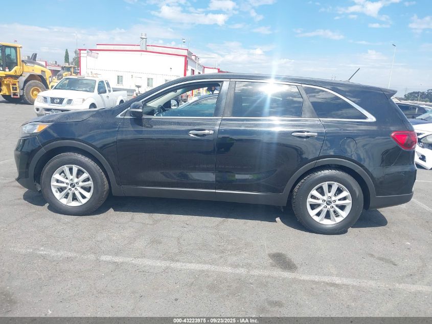 2019 Kia Sorento 2.4L L VIN: 5XYPG4A33KG467694 Lot: 43223975