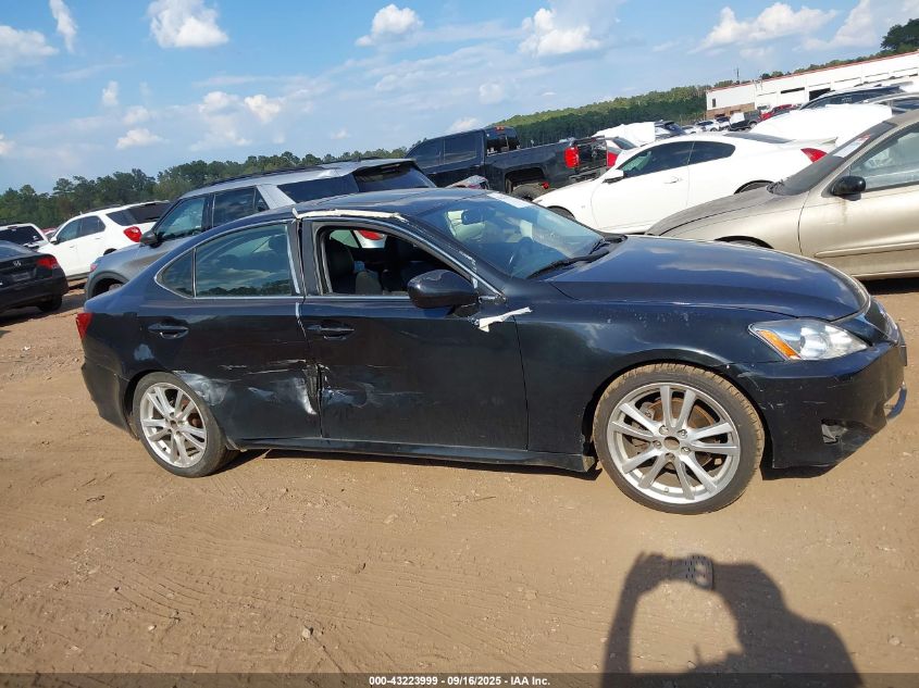 2007 Lexus Is 250 VIN: JTHBK262875047893 Lot: 43223999
