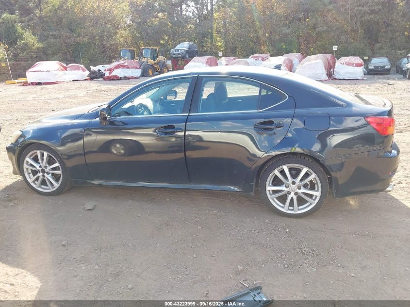 2007 Lexus Is 250 VIN: JTHBK262875047893 Lot: 43223999