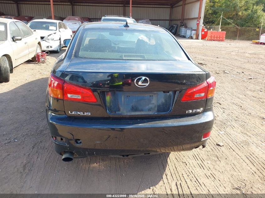 2007 Lexus Is 250 VIN: JTHBK262875047893 Lot: 43223999