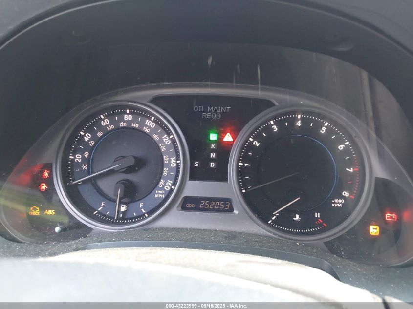 2007 Lexus Is 250 VIN: JTHBK262875047893 Lot: 43223999