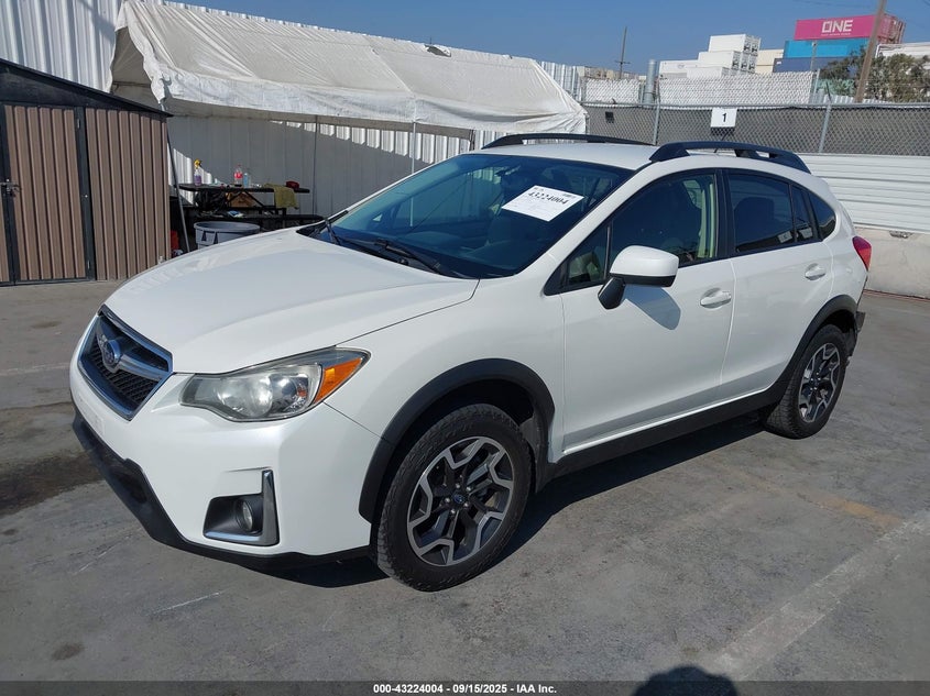 2017 Subaru Crosstrek 2.0 2.0i Premium White Lot 111043224004 Vin JF2GPABC8HH258563