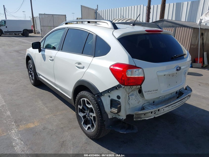 2017 Subaru Crosstrek 2.0 2.0i Premium White Lot 111043224004 Vin JF2GPABC8HH258563