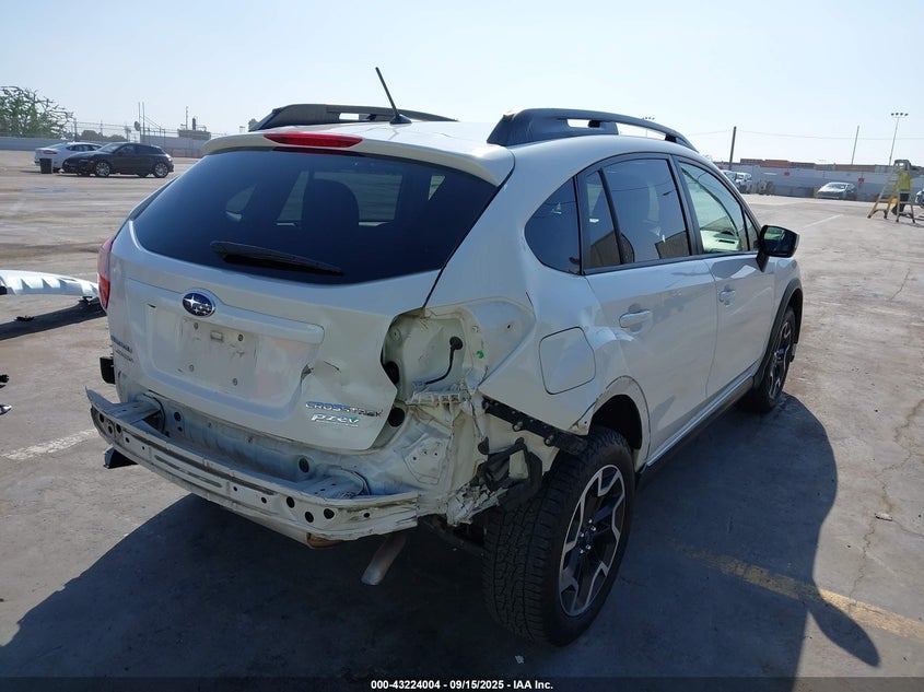 2017 Subaru Crosstrek 2.0 2.0i Premium White Lot 111043224004 Vin JF2GPABC8HH258563