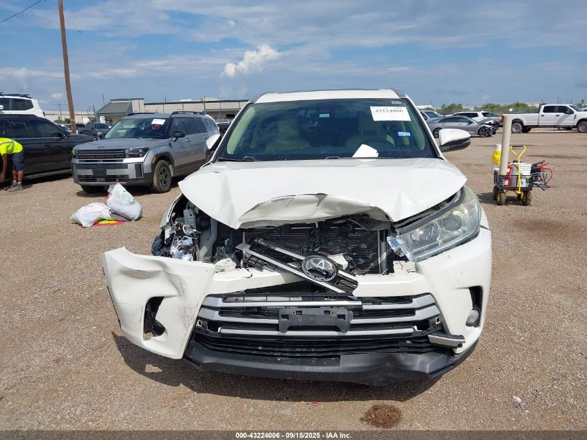 2018 Toyota Highlander Xle VIN: 5TDKZRFH4JS541230 Lot: 43224006