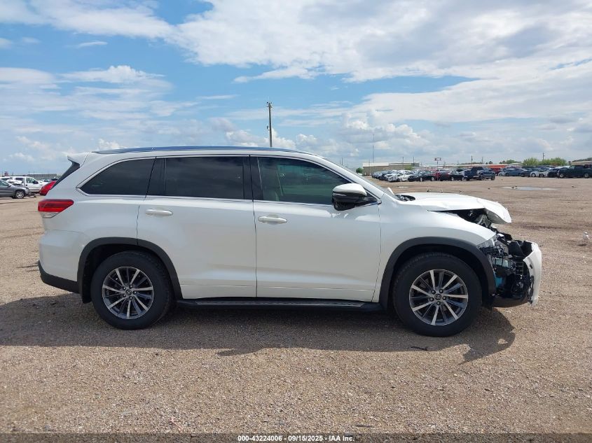 2018 Toyota Highlander Xle VIN: 5TDKZRFH4JS541230 Lot: 43224006