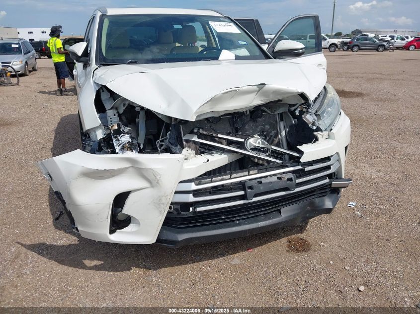 2018 Toyota Highlander Xle VIN: 5TDKZRFH4JS541230 Lot: 43224006
