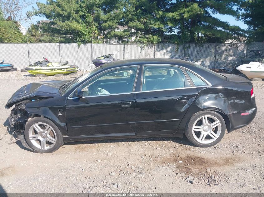 2008 Audi A4 2.0T/2.0T Special Edition VIN: WAUDF78E18A117761 Lot: 43224042