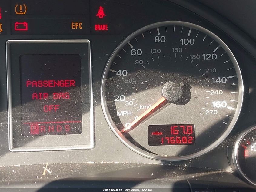 2008 Audi A4 2.0T/2.0T Special Edition VIN: WAUDF78E18A117761 Lot: 43224042