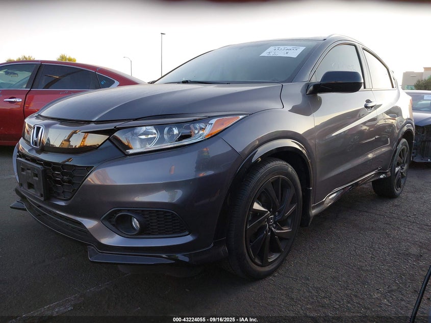 2022 Honda Hr-V 2Wd Sport grey other gasoline 3CZRU5H13NM727749 photo #3