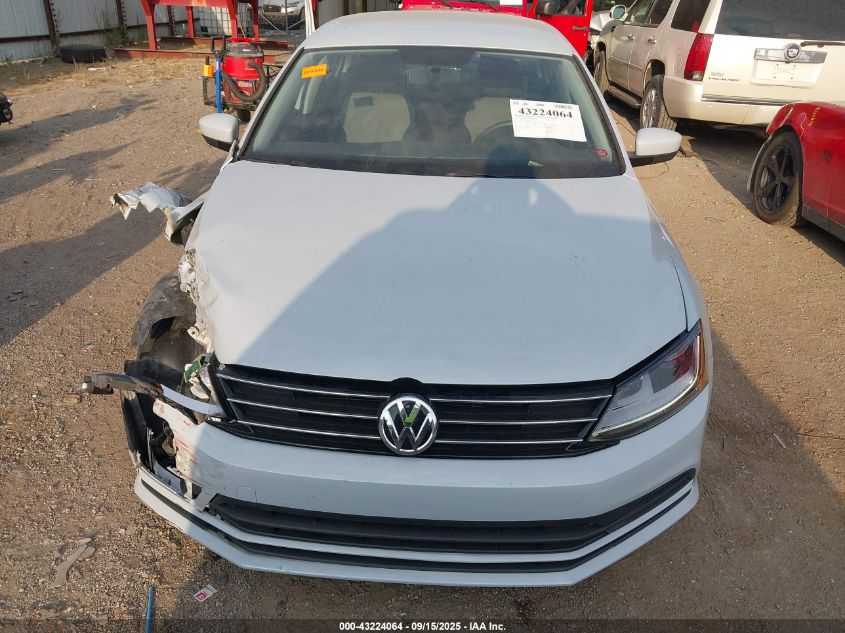 2017 Volkswagen Jetta 1.4T S VIN: 3VW2B7AJ6HM343615 Lot: 43224064