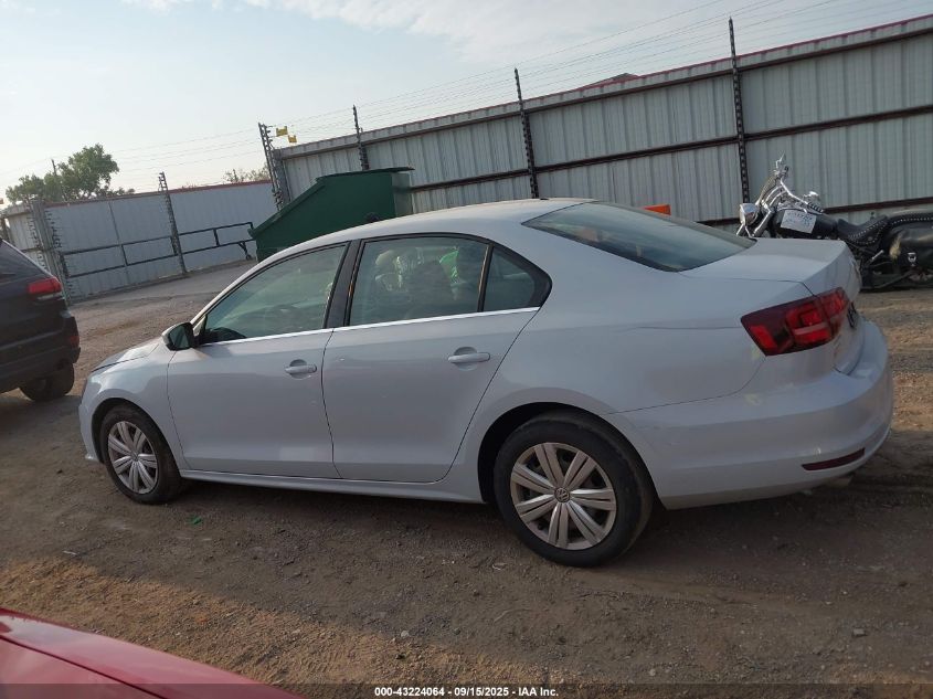 2017 Volkswagen Jetta 1.4T S VIN: 3VW2B7AJ6HM343615 Lot: 43224064