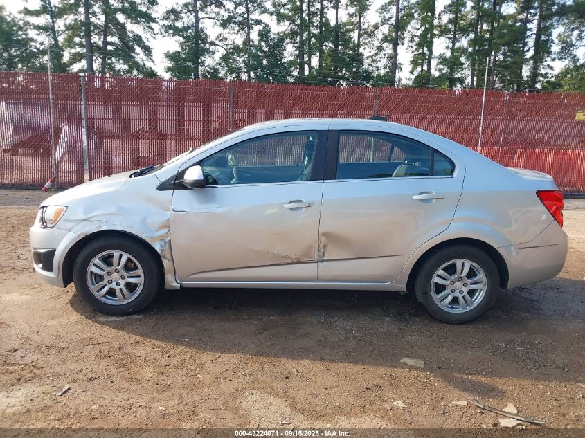 2016 Chevrolet Sonic Lt Auto VIN: 1G1JC5SH6G4116438 Lot: 43224071