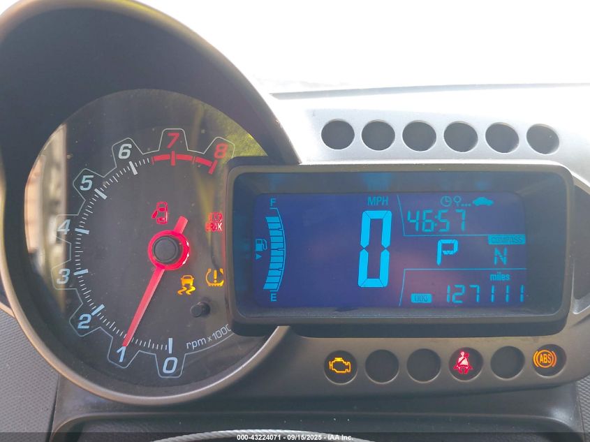 2016 Chevrolet Sonic Lt Auto VIN: 1G1JC5SH6G4116438 Lot: 43224071