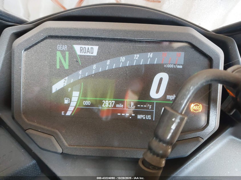 2025 Kawasaki Zx400 P VIN: ML5ZXCP18SDA31556 Lot: 43224090