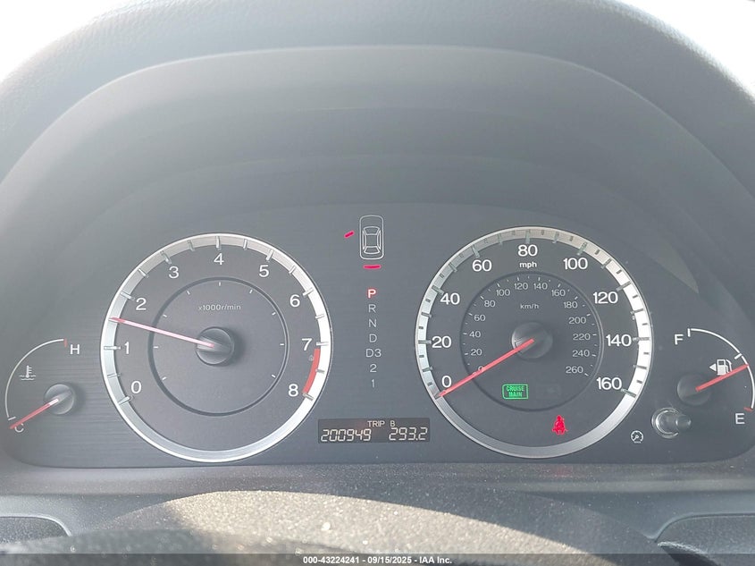 2009 Honda Accord 2.4 Ex VIN: 1HGCP26729A040890 Lot: 43224241