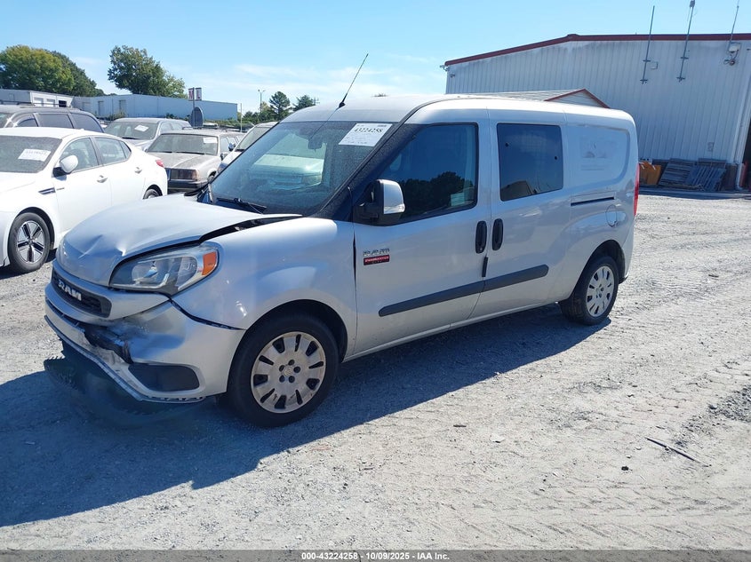 Vin: zfbhrfbb3l6r51288, lot: 43718784, ram promaster city slt 20202