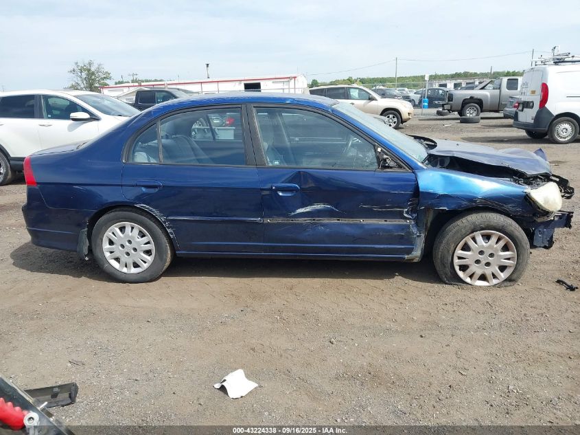 2004 Honda Civic Lx VIN: 2HGES16534H561840 Lot: 43224338