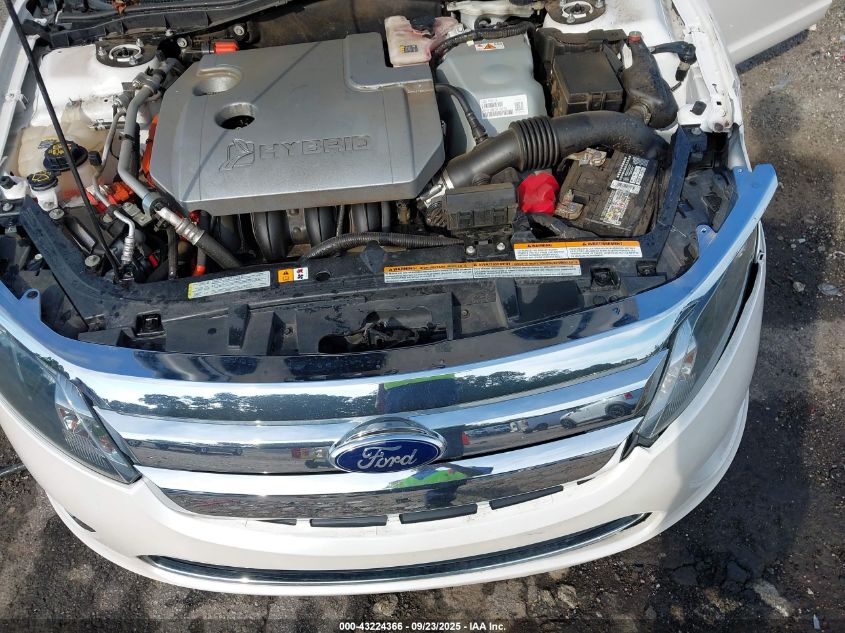 2012 Ford Fusion Hybrid VIN: 3FADP0L32CR371710 Lot: 43224366