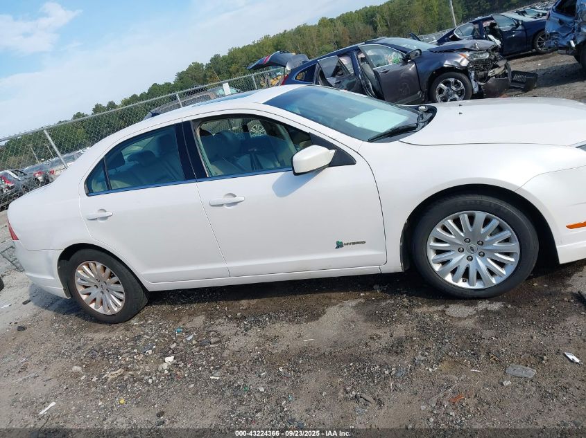 2012 Ford Fusion Hybrid VIN: 3FADP0L32CR371710 Lot: 43224366