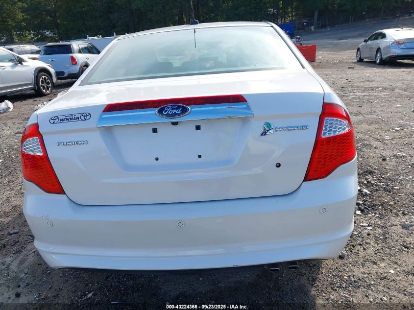 2012 Ford Fusion Hybrid VIN: 3FADP0L32CR371710 Lot: 43224366