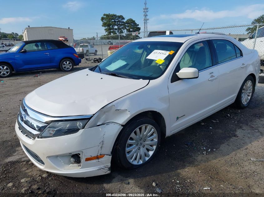 2012 Ford Fusion Hybrid VIN: 3FADP0L32CR371710 Lot: 43224366