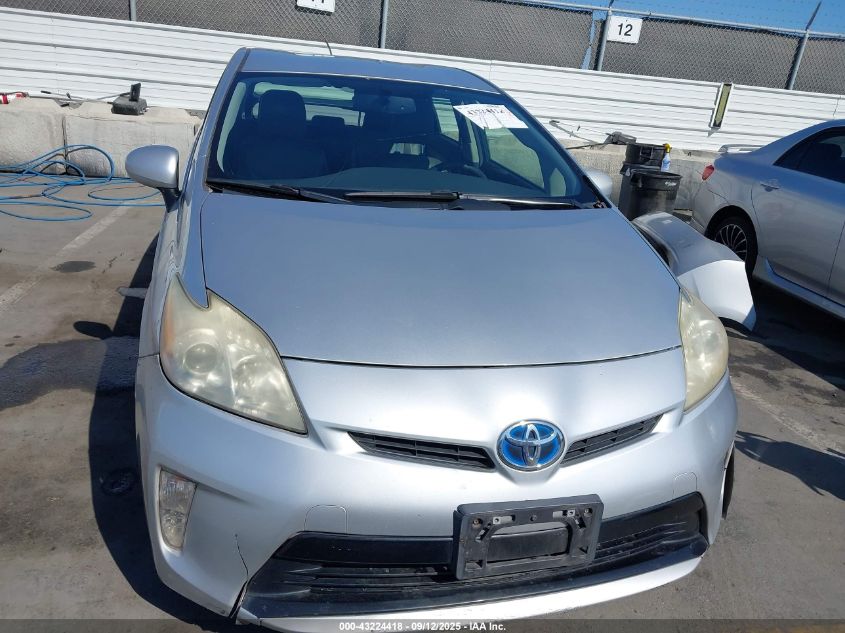 2013 Toyota Prius Three VIN: JTDKN3DU9D5539248 Lot: 43224418