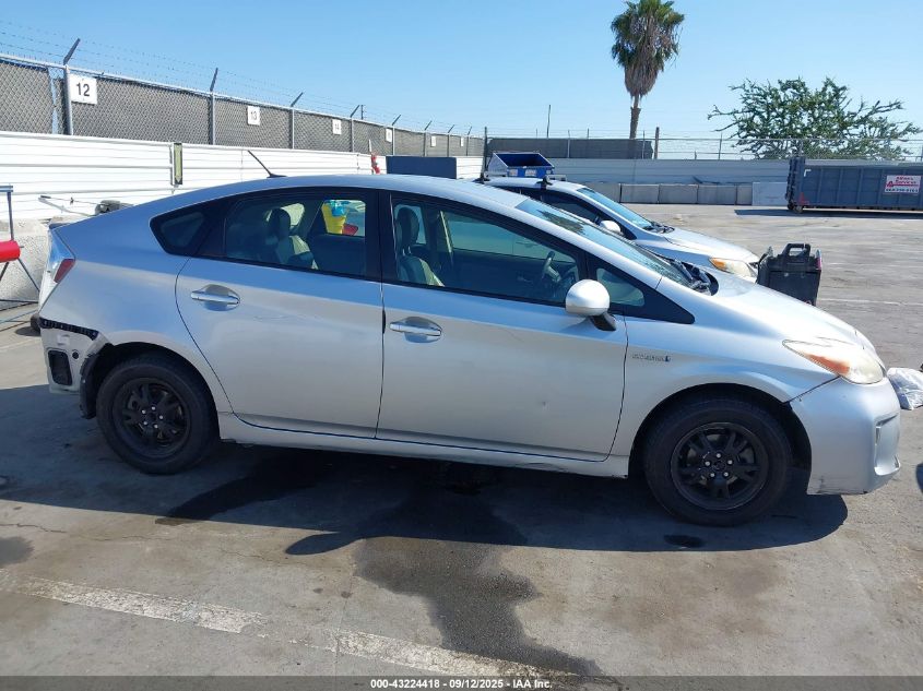 2013 Toyota Prius Three VIN: JTDKN3DU9D5539248 Lot: 43224418