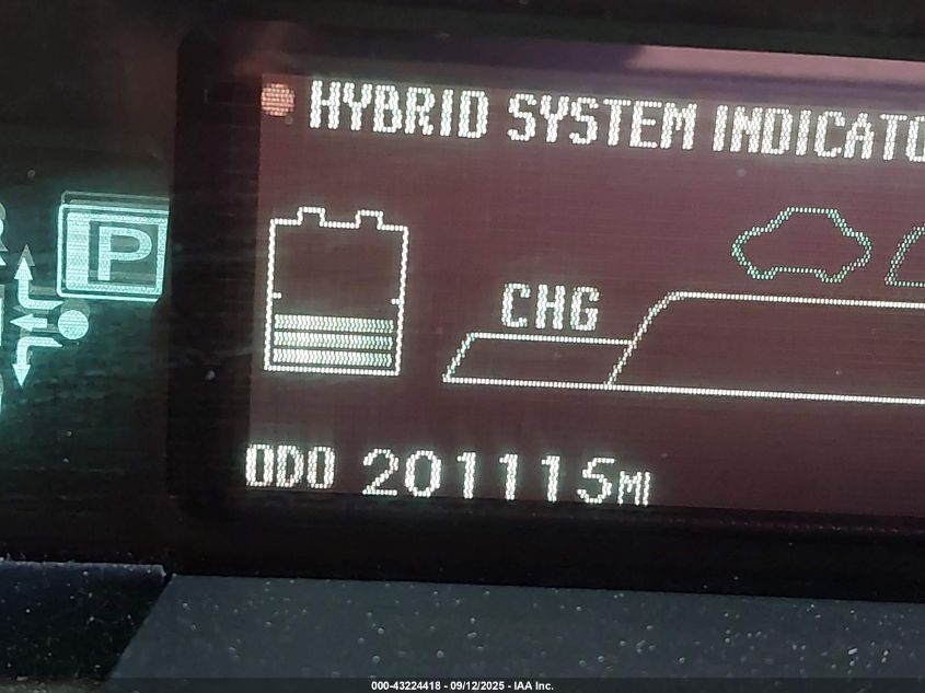 2013 Toyota Prius Three VIN: JTDKN3DU9D5539248 Lot: 43224418