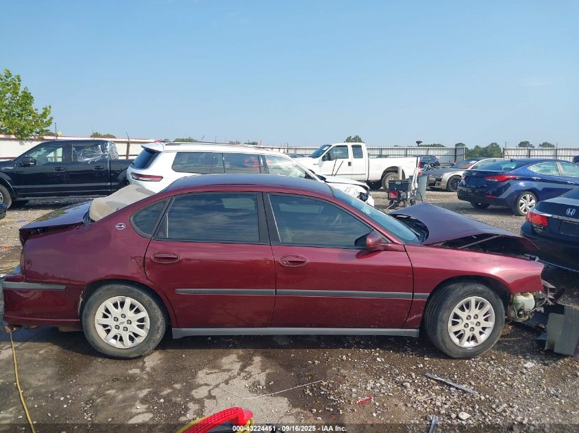 2002 Chevrolet Impala VIN: 2G1WF55E929173950 Lot: 43224451