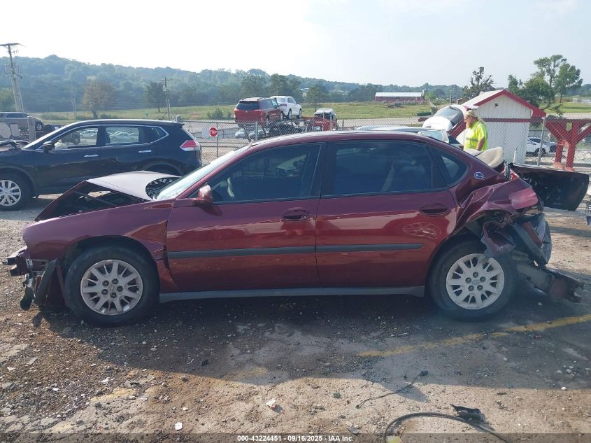 2002 Chevrolet Impala VIN: 2G1WF55E929173950 Lot: 43224451