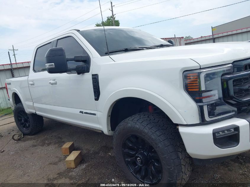 2022 Ford F-250 Lariat VIN: 1FT8W2BT7NED88424 Lot: 43224478