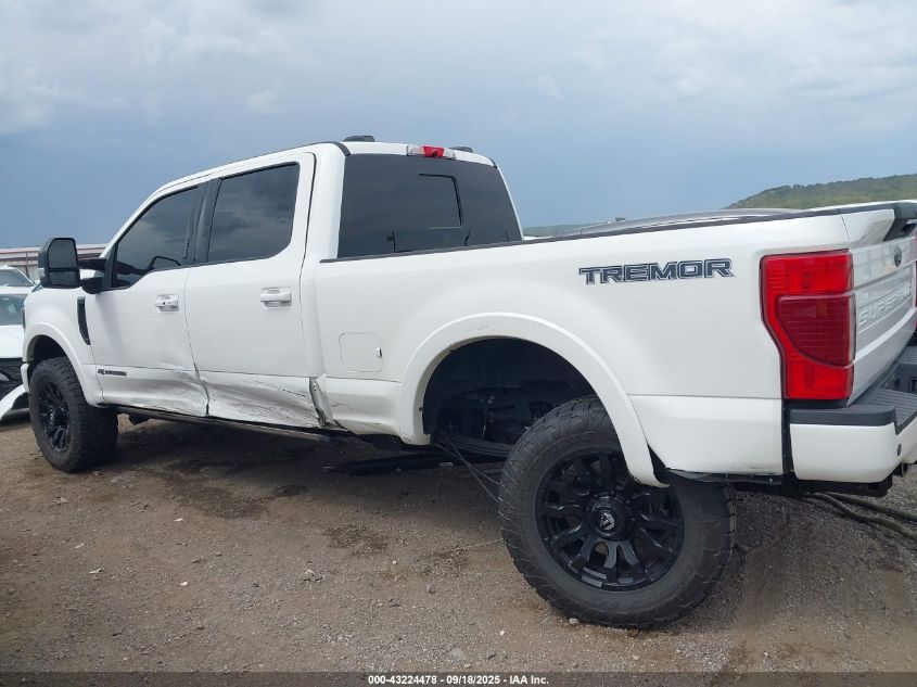 2022 Ford F-250 Lariat VIN: 1FT8W2BT7NED88424 Lot: 43224478