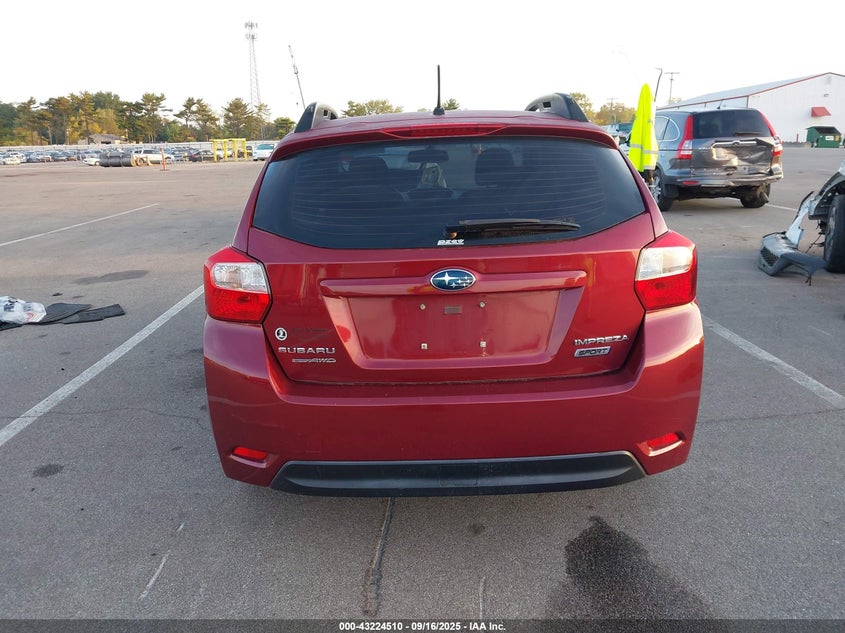 2013 SUBARU IMPREZA 2.0I SPORT PREMIUM JF1GPAL67D2871929