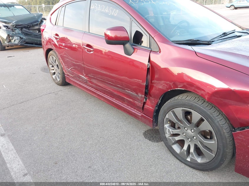 2013 SUBARU IMPREZA 2.0I SPORT PREMIUM JF1GPAL67D2871929