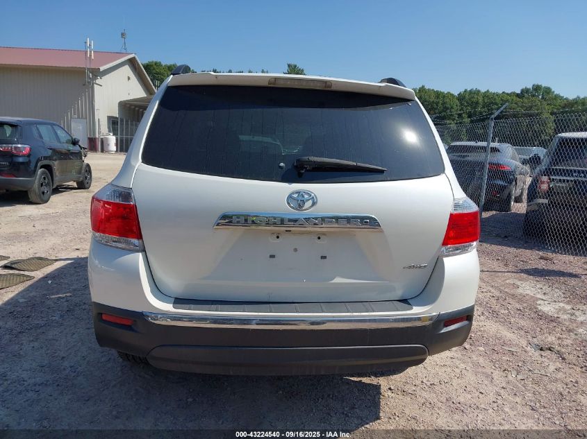 2011 Toyota Highlander Se V6 VIN: 5TDBK3EH1BS050781 Lot: 43224540