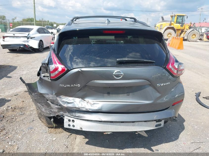2015 Nissan Murano Sv VIN: 5N1AZ2MH8FN246243 Lot: 43224539