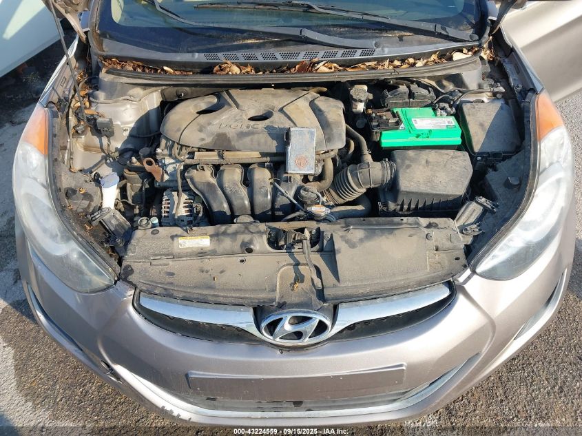 2012 Hyundai Elantra Gls VIN: 5NPDH4AE8CH140624 Lot: 43224559