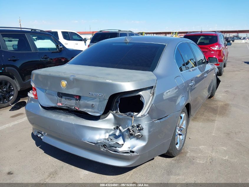 2007 BMW 530I VIN: WBANE73527CM46244 Lot: 43224561