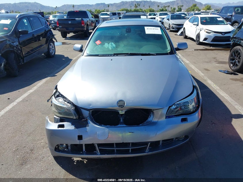 2007 BMW 530I VIN: WBANE73527CM46244 Lot: 43224561